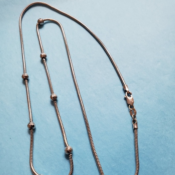 18 inch Silver necklace - Picture 7 of 8